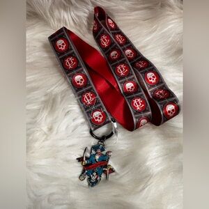 Disney Parks Pin Trading Lanyard Pirates of Caribbean NWT